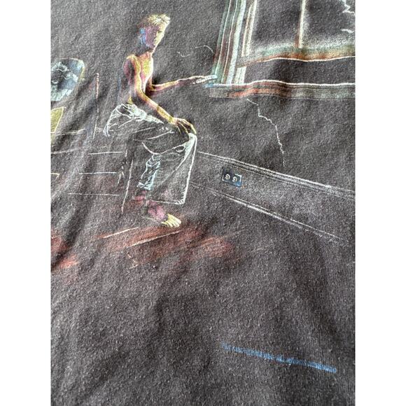 VTG Rush Power Windows Tour 85/86 Single Stitched Sleeveless Black XS Band Tee - Picture 4 of 7